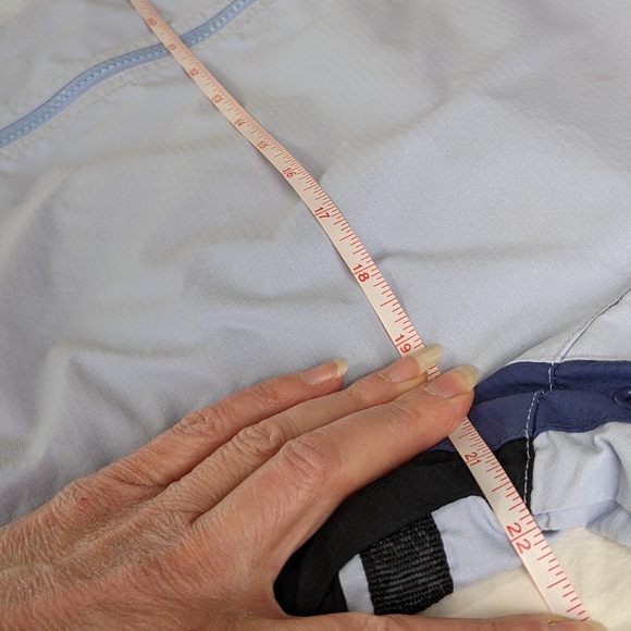 ✓Columbia packable hooded windbreaker S blue - Picture 3 of 16